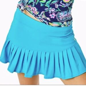 LILLY PULITZER WOMEN’S LUXLETIC TAYE SKORT TURQUOISE OASIS SIZE SMALL